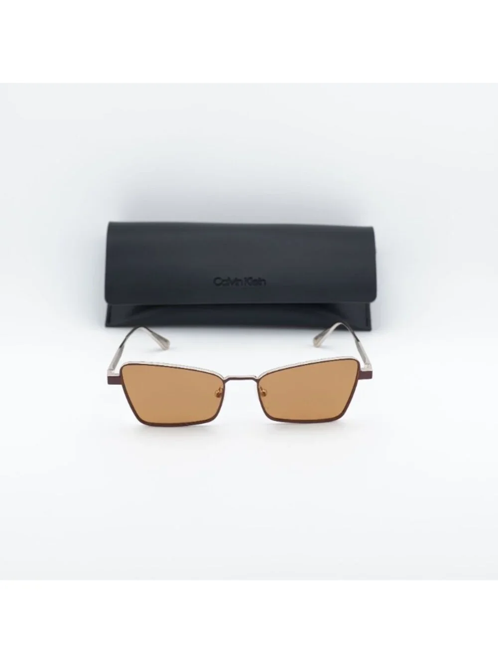 Calvin Klein CK24110S 200 Women Butterfly Sunglasses - Brown / Ocra